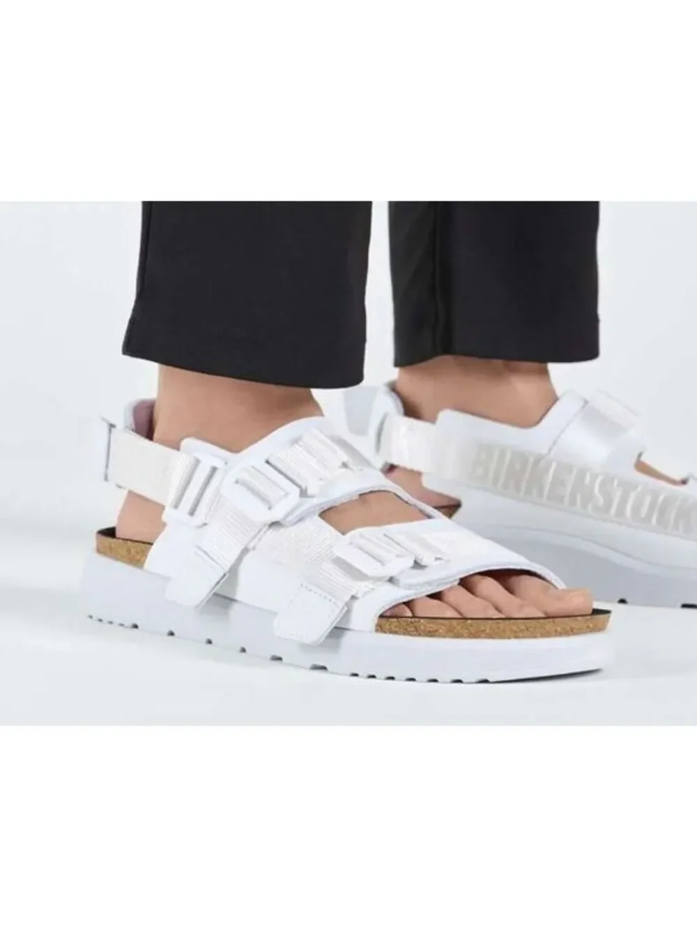 US 10-10.5 - Men's Birkenstock Shinjuku Sandal in Antique White Regular-Wide